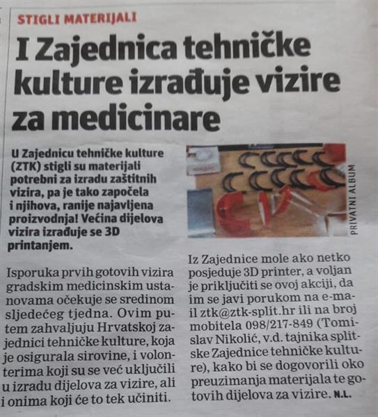 Slobodna Dalmacija, 5. travnja 2020.