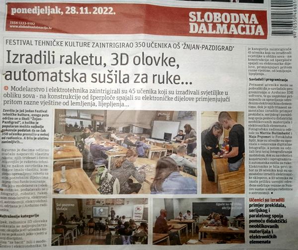 Slobodna Dalmacija, 28. studenog 2022.