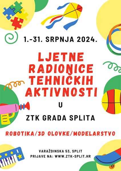 Ljetne radionice u ZTK grada Splita!