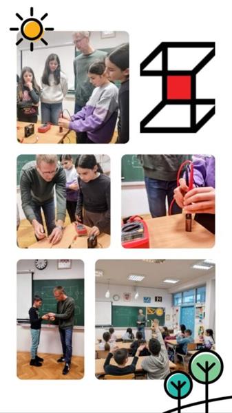 U OŠ Blatine-Škrape „ABC Informatika“ održala radionicu o strujnom krugu za učenike 4.b i 4.c